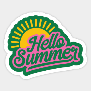 Hello summer Sticker